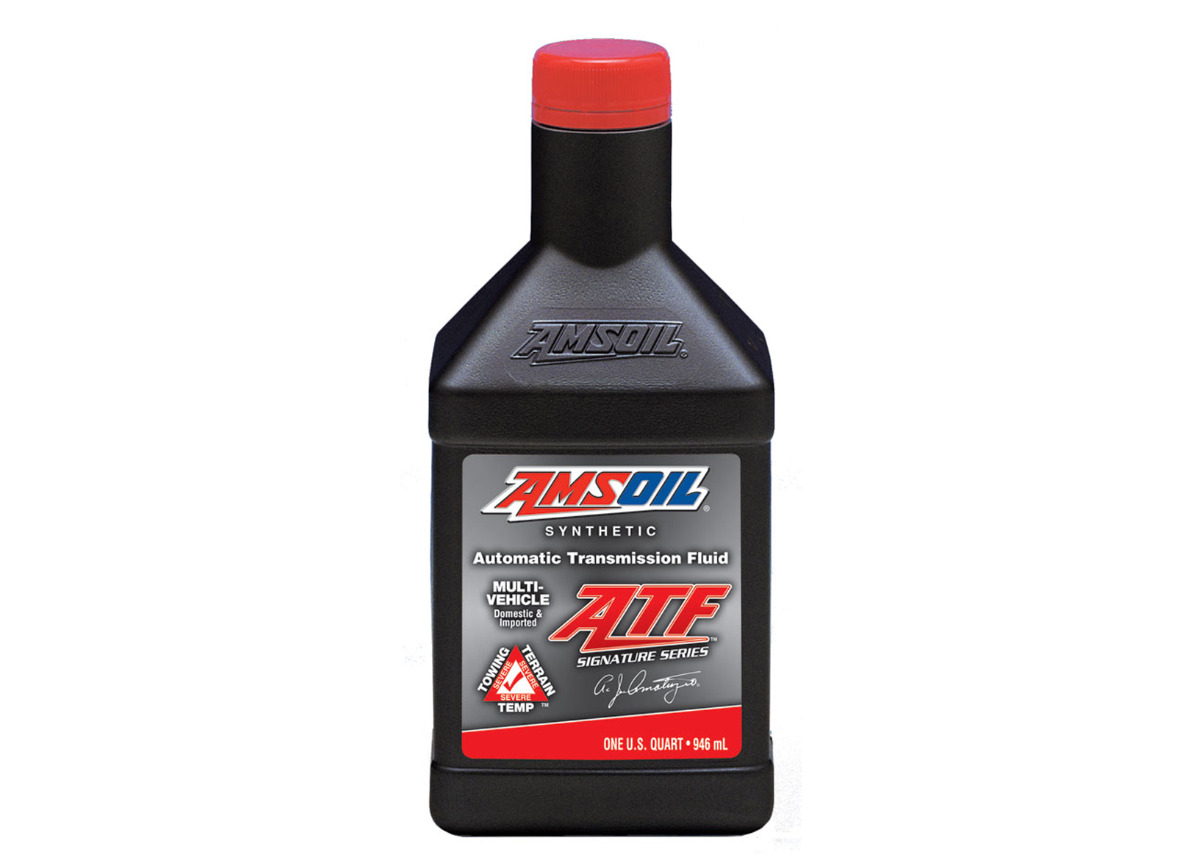 Plně syntetický převodový olej AMSOIL Signature Series Multi-Vehicle Synthetic Automatic Transmission Fluid 946 ml