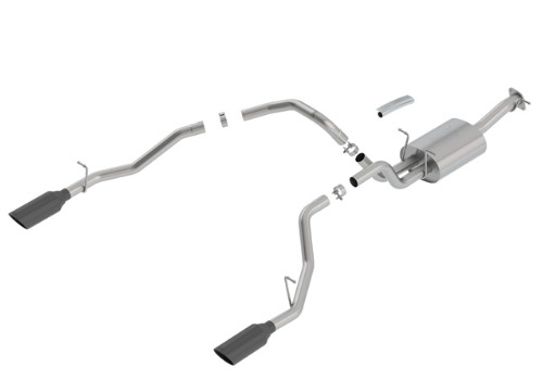 Borla Cat-Back výfukový systém "ATAK" typ 49, pro Ram 1500 5.7l, automat. přev. CC/SHB (5´7"), WB 144.6", r.v. 2019-2020