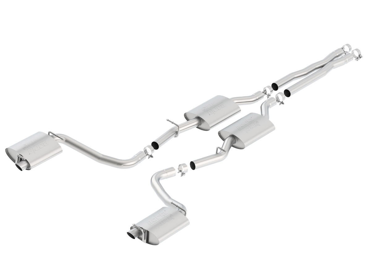 Borla Cat-Back výfukový systém "ATAK" pro Dodge Charger R/T 5,7l bez MDS, s automatickou převodovkou, RWD, 4-dvéř., r.v. 2015-2020